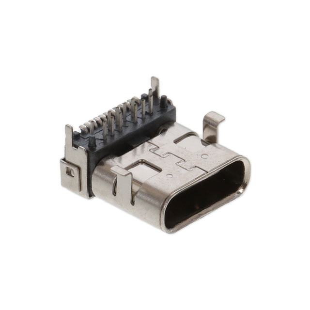 【USB-C31-S-RA-CS1E-BK-T/R】USB TYPE C , RECEPTACLE, R/A, HY