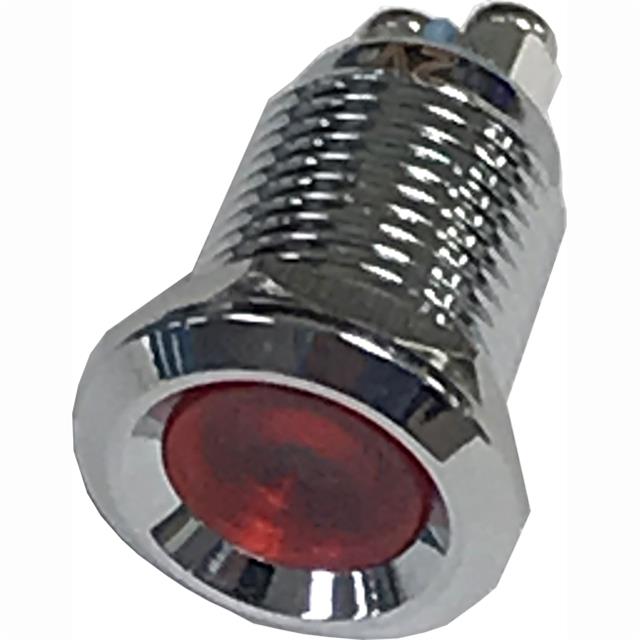 【FL1M-12CA-1-R12V】LED PNL IND RED 17MM SRW TER