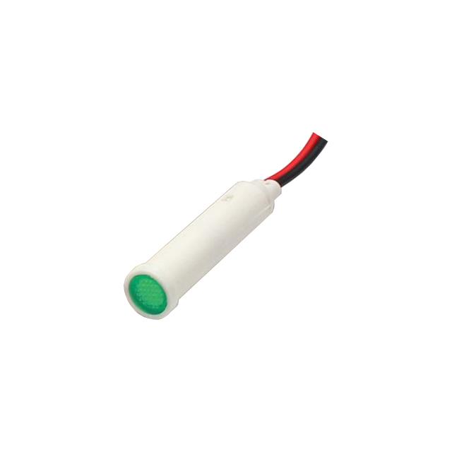 LED PNL IND GREEN 9.10MM LEADS【FL1P-8QW-1-G3V】