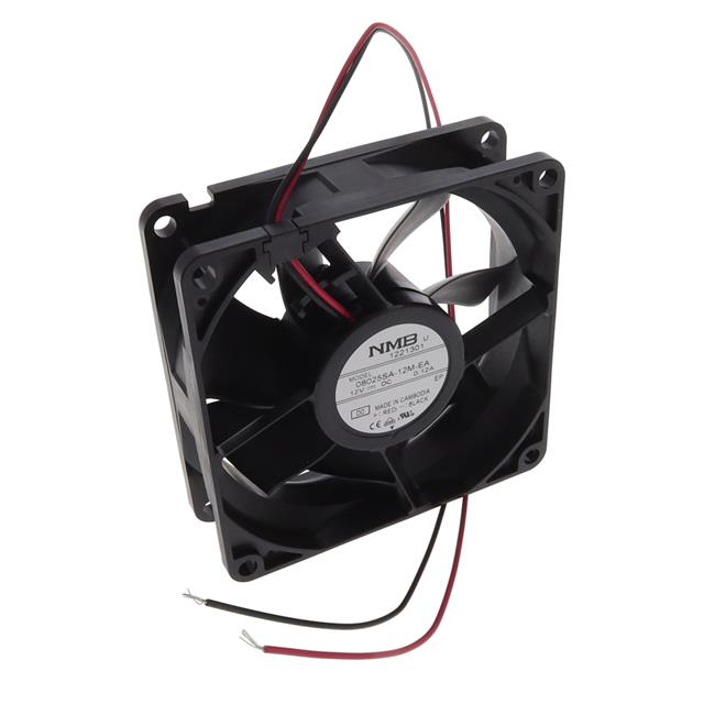 【08025SA-12M-EA-D0】FAN AXIAL 80X25MM 12VDC WIRE