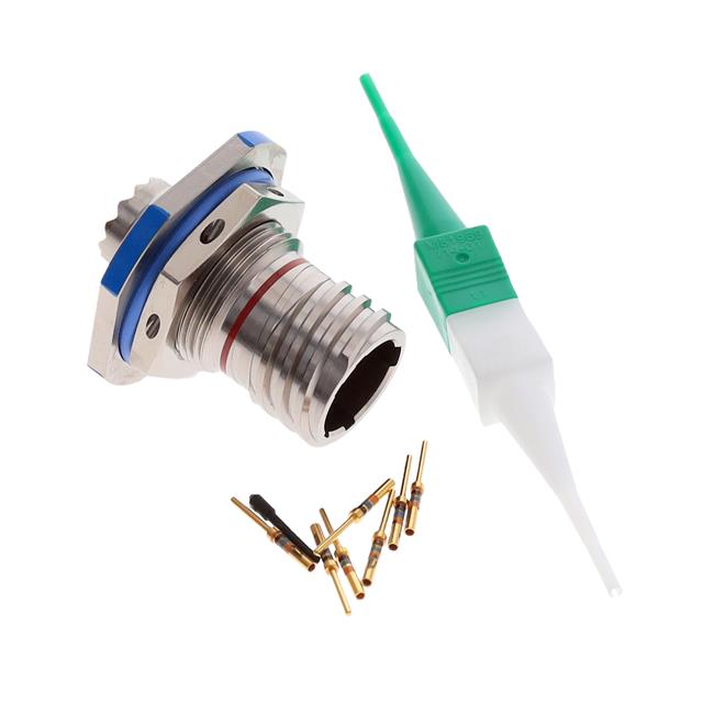 【D38999/24FA35PN】CONN RCPT MALE 6POS GOLD CRIMP