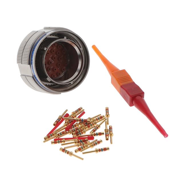 【D38999/26FE26PN】CONN PLUG MALE 26POS GOLD CRIMP