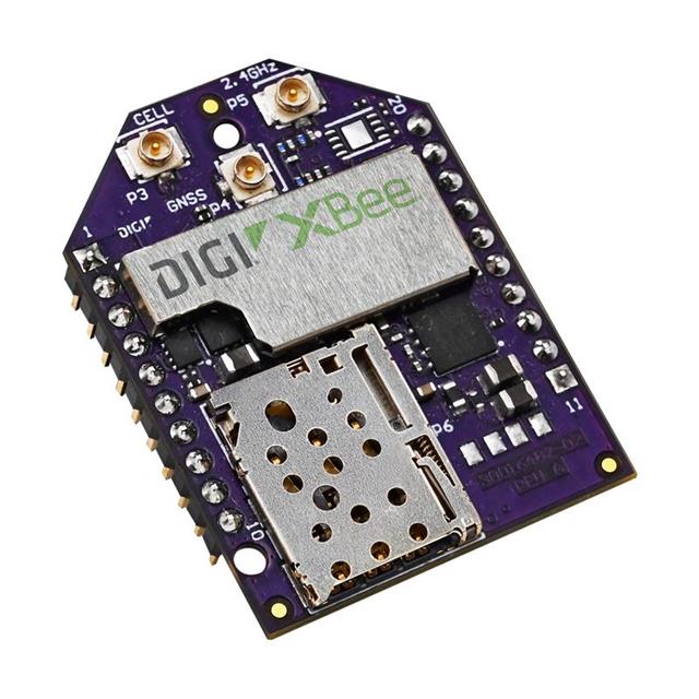 Digi XBee 3 Global LTEモジュール(GNSS、AT&T SIM)【XB3-C-GM1-UT-101】