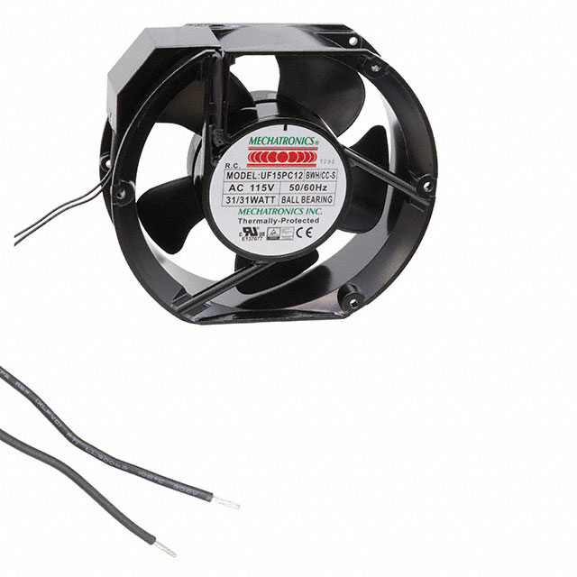 【UF15PC12-BWHR/CC-S】FAN AXIAL 172X51MM 115VAC WIRE