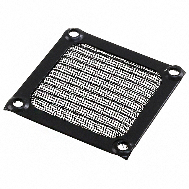 【06250-B】FAN FILTER ANODIZED BLACK 60MM