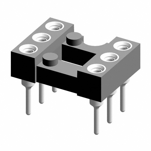 CONN IC DIP SOCKET 6POS GOLD【110-83-306-41-005101】
