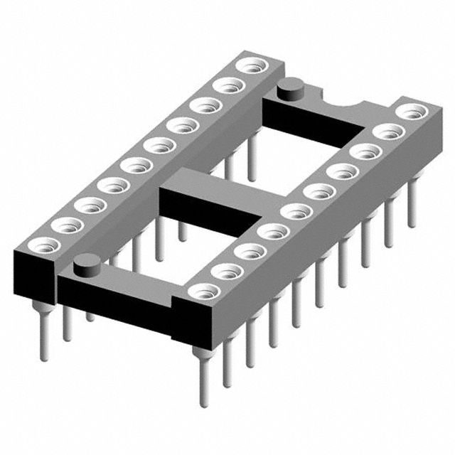 CONN IC DIP SOCKET 20POS GOLD【110-83-420-41-005101】