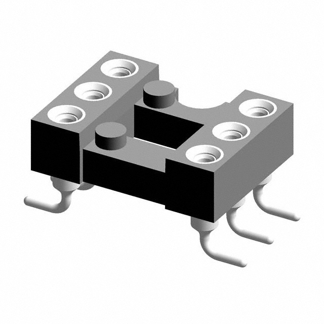 CONN IC DIP SOCKET 6POS GOLD【110-87-306-41-105101】