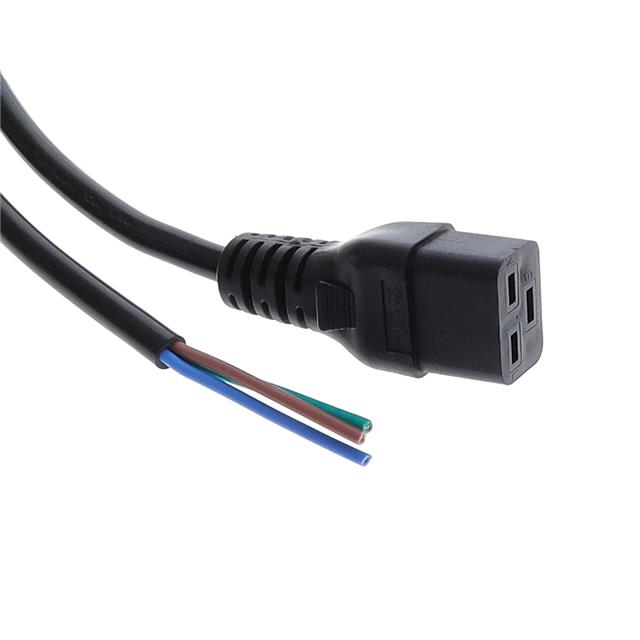 【387005324】POWER CORD BLACK IEC 320-C19 IL