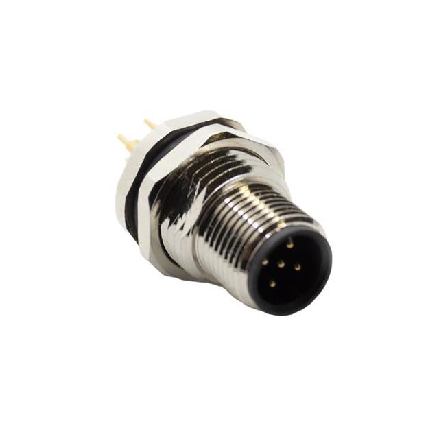 RECEPTACLE M12 5 PIN MALE: PCB M【AI-T00209】