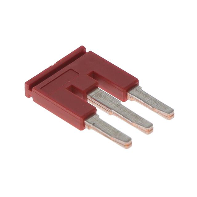 【XW5S-P2.5-3RD】SHRT BAR 2.5MM 3 POLE RED