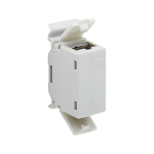 【N235-D01-SH-6A】CAT6A SHIELDED IN-LINE DIN-RAIL