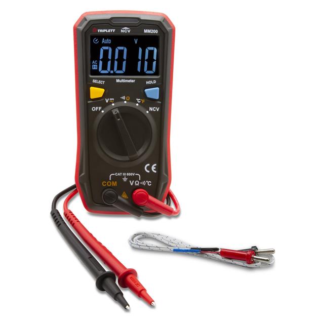 【MM200】COMPACT MULTIMETER W/EBTN DISPLY