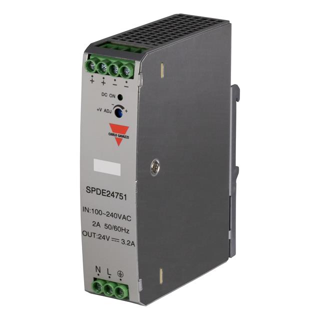 SPDEシリーズ DINレールスイッチング電源(24V/75W)【SPDE24751】
