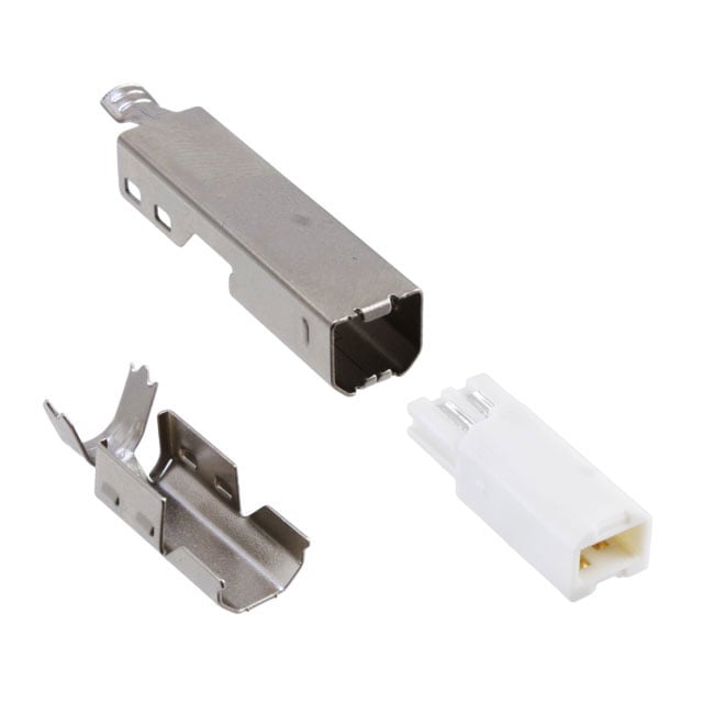 【1001-028-02300】CONN PLUG USB1.1 TYPEB 4POS SLD