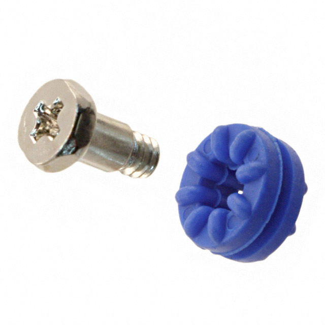 【766】SCREW GROMMET #6-32 RUBBER BLUE