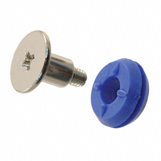 【772】SCREW GROMMET M3 RUBBER BLUE