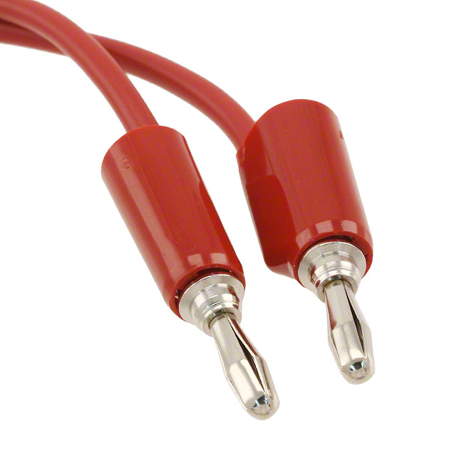 【9111-48 RED】TEST LEAD BANANA TO BANANA 48"