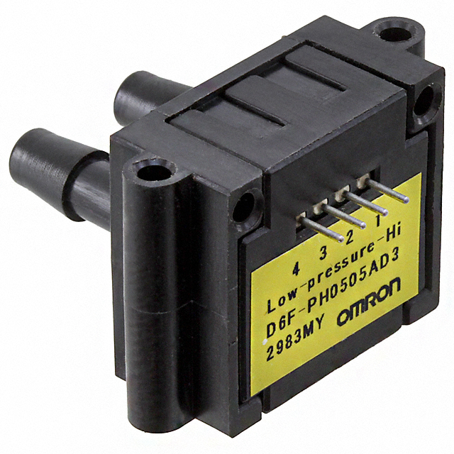 【D6F-PH0505AD3】SENSOR 0.01PSID 0.19" 12BIT 4SIP