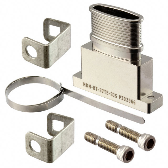【MDM-BT-37TE-SJS】CONN BACKSHELL 37POS 180DEG SHLD