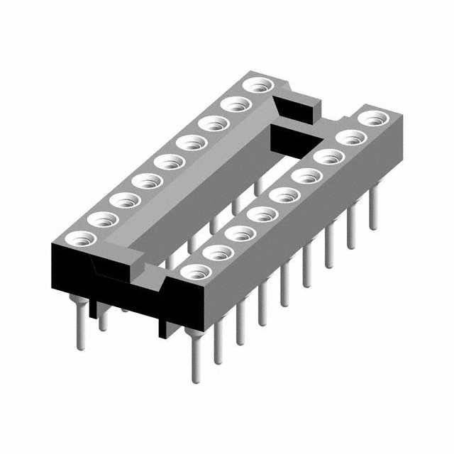 CONN IC DIP SOCKET 18POS GOLD【110-87-318-41-605101】