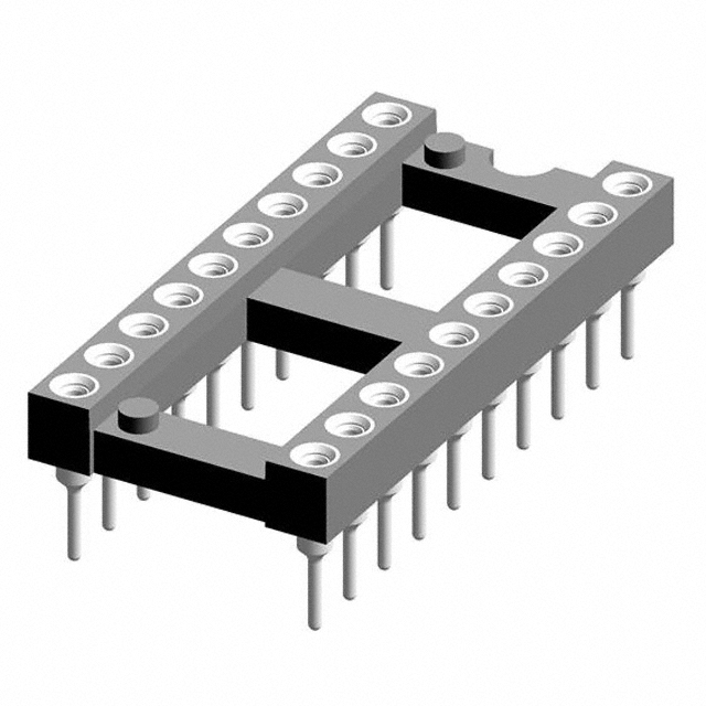 CONN IC DIP SOCKET 20POS GOLD【110-87-420-41-005101】