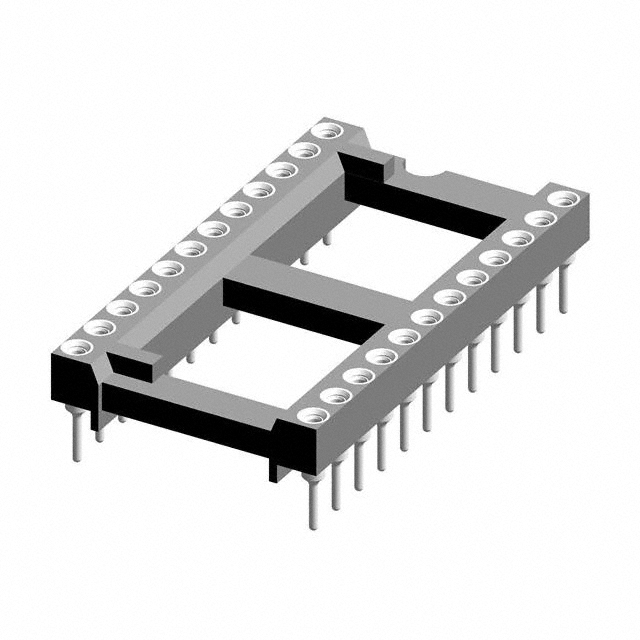 CONN IC DIP SOCKET 24POS GOLD【110-87-624-41-605101】