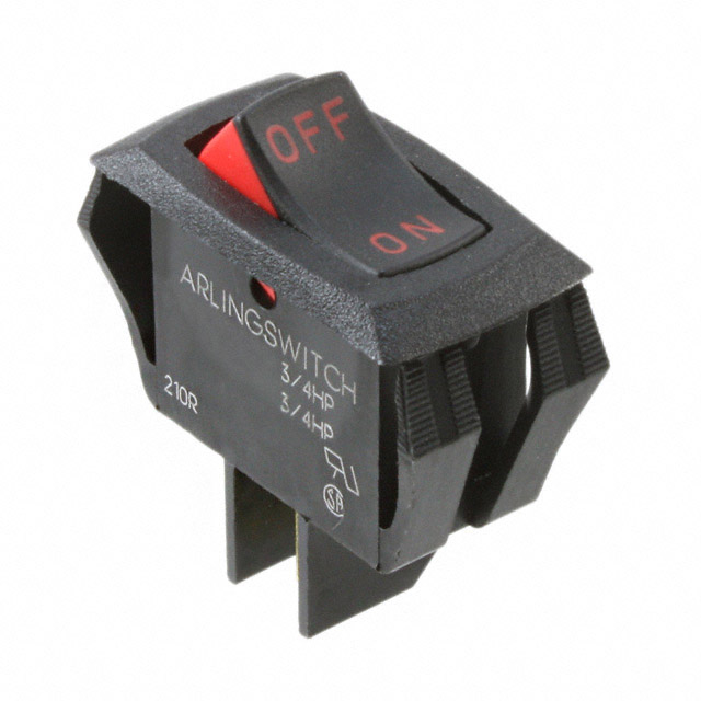 【RSCA201-VB-B-1-V】SWITCH ROCKER SPST 20A 125V