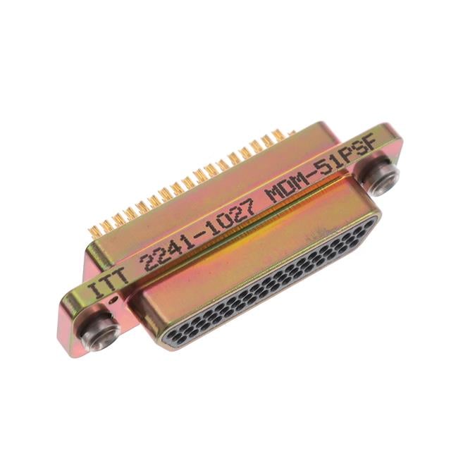 CONN MICRO-D PLUG 51POS PNL MNT【MDM-51PSF】