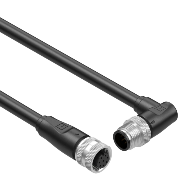 【10-05095】CBL 8POS PLUG RA TO RCPT 1.64'[バルク]