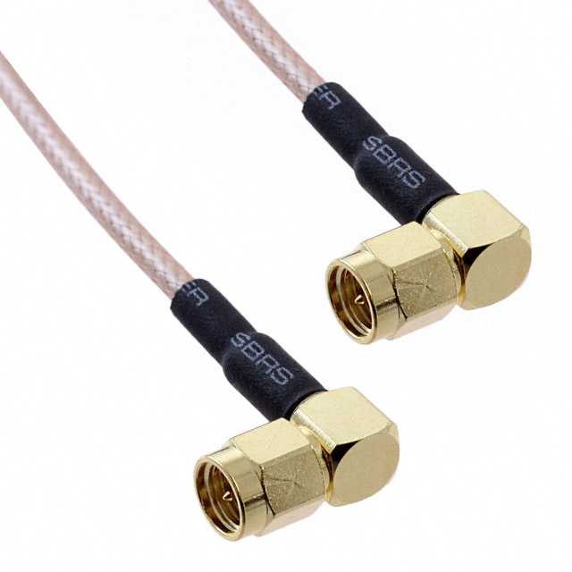 【CCSMA2-MM-RG316DS-6】COAX CABLE SMA TO SMA 6"