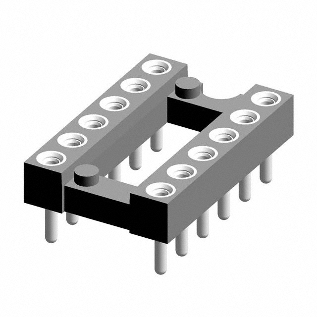 CONN IC DIP SOCKET 12POS GOLD【115-83-312-41-001101】