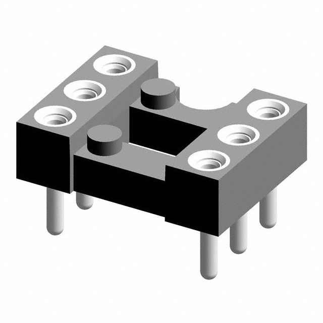 CONN IC DIP SOCKET 6POS GOLD【115-87-306-41-001101】