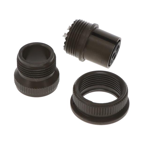 【MS3106A14S-7S】CONN PLUG FMALE 3P SILV SLDR CUP