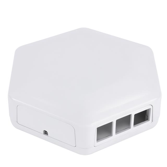 【CBHEX-KIT-WHT】ENCLOSURE ABS 5.75"L X 5.12"W