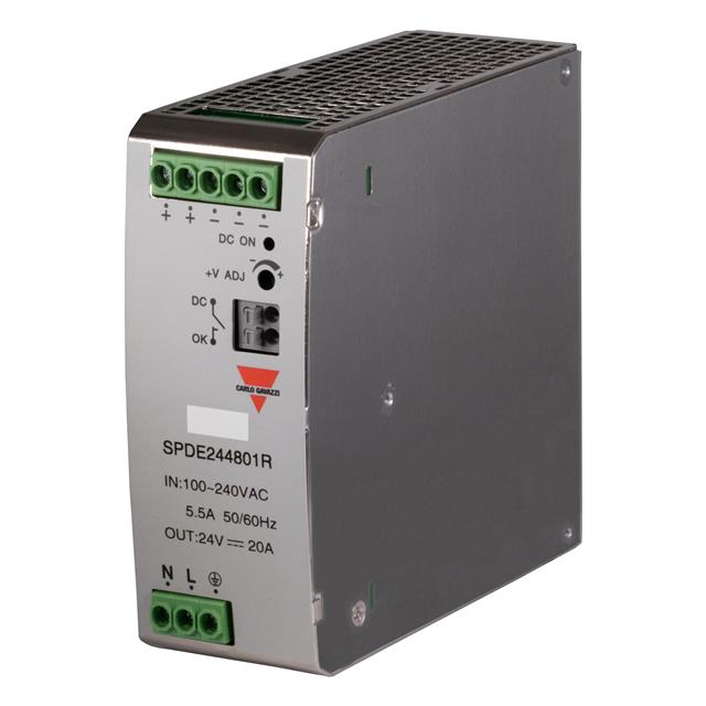 SPDEシリーズ DINレールスイッチング電源(48V/480W)【SPDE484801R】