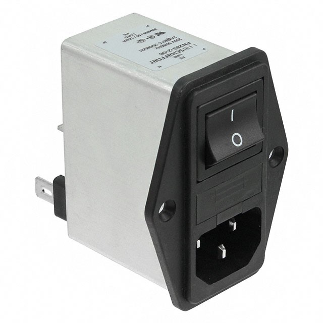 PWR ENT MOD RCPT IEC320-C14 PNL【FN284B-6-06】