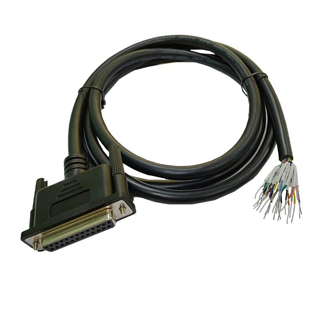 【DBC-25FW-25】CABLE ASSY DB25 SHLD BLACK 7.62M