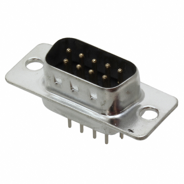 【A-DS 09 PP/Z】CONN D-SUB PLUG 9POS VERT SOLDER
