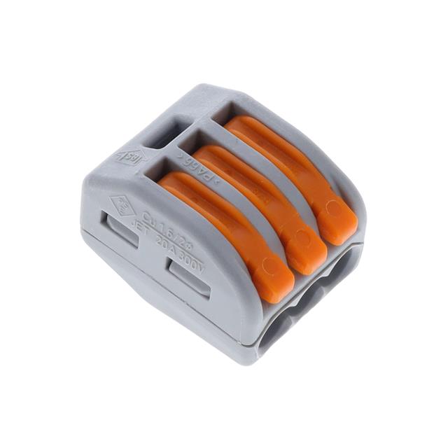 【222-413/PW25-0250】SPLICE LEVER 28-12 AWG 3P 250PC