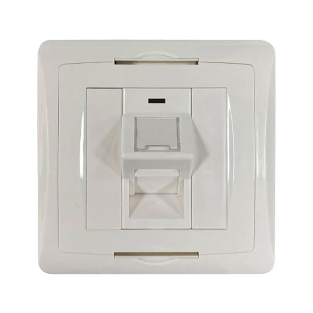 【N042U-WK1-SA】1-PORT UK-STYLE WALL PLATE, UNLO