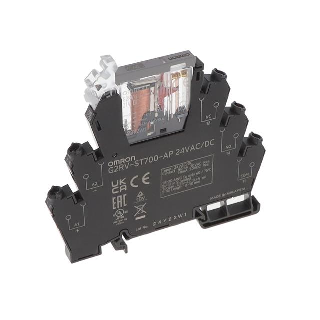 【G2RV-ST700-AP AC/DC24】RELAY GEN PURPOSE SPDT 50MA 24V