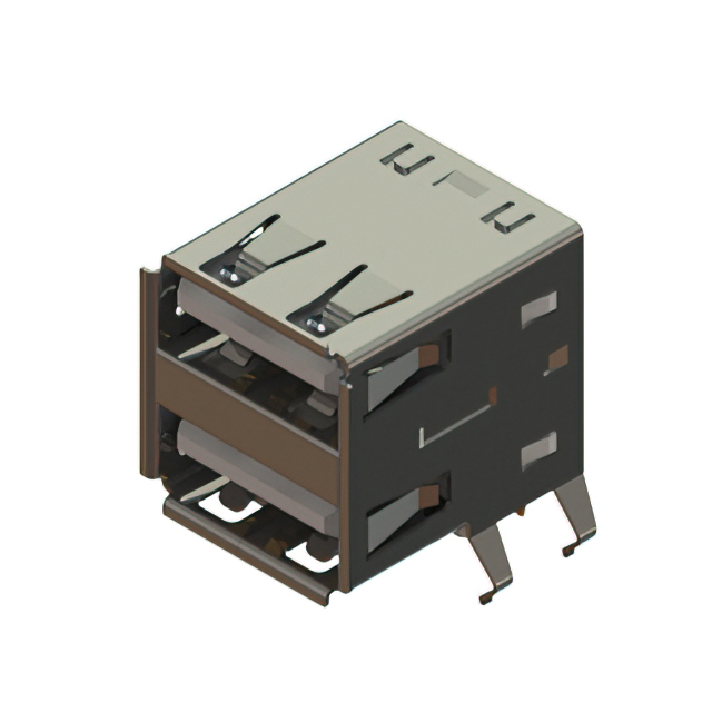 690 SERIES DUAL STACK USB TYPE-A【690N208-324-020】