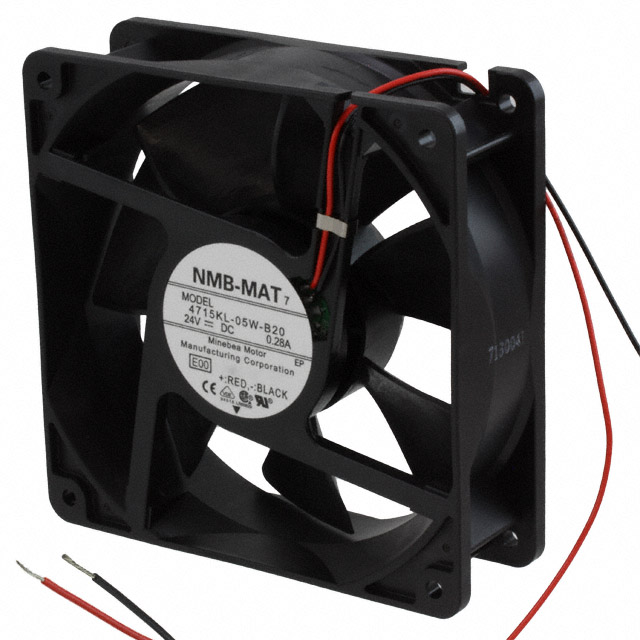 【4715KL-05W-B20-E00】FAN AXIAL 119X38.4MM 24VDC WIRE