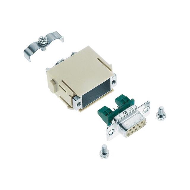 CONN D-SUB RCPT 9POS TERM BLK【09140093151】