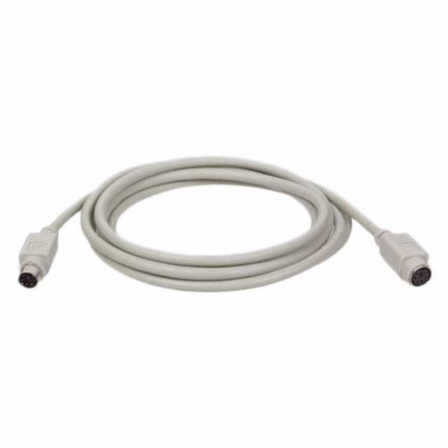 CIRC CBL 6POS RCPT TO PLUG 6'【P222-006】