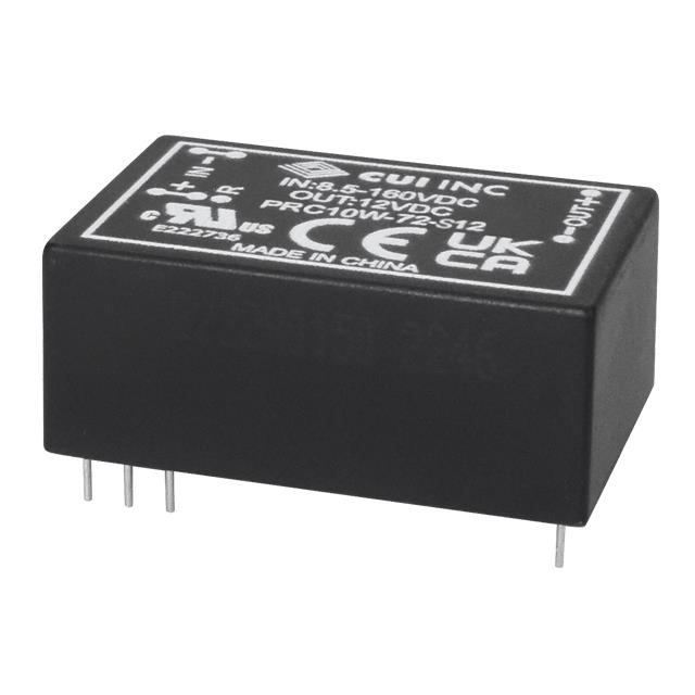【PRC10W-72-D12】PRC10Wシリーズ 絶縁型DC/DCコンバータ(±12V/416mA)