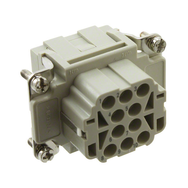 【09320103101】INSERT FEMALE 10POS+1GND CRIMP