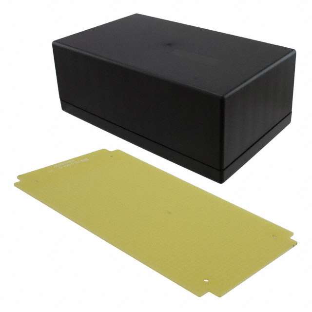 【B30-7100】BOX ABS BLACK 6.3"L X 3.7"W