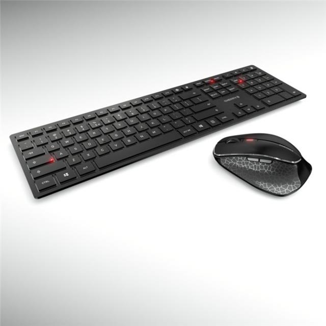 KEYBOARD/MOUSE COMBO BT/RF BLACK【JD-9500US-2】